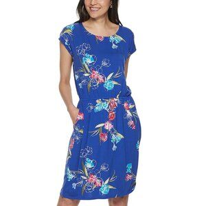 Apt. 9 Print Cinch-Waist T-Shirt Dress XL